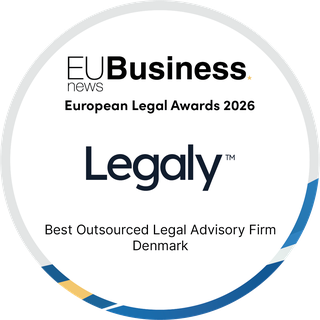 European Legal Awards 2026 — Winner, Best Outsourced Legal Advisory Firm Denmark
